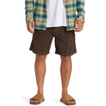 Pantaloni Corti Quiksilver Fatigue Ws Dark Brown 30
