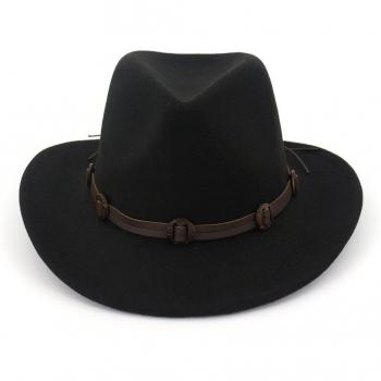 Western Jazz Tricolor Felt Sunhat