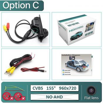 Starlight 170 Degree Fisheye Rear View Camera for Opel Astra, Corsa, Meriva, Vectra, Zafira, Fiat, Buick Regal
