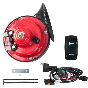 Système de Klaxon 12V Universel + Switch Rocker pour Polaris & Can‑Am Arctic