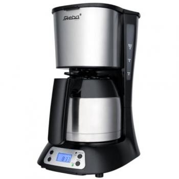 Macchina da caffè Steba KM F3 in acciaio inox e nero
