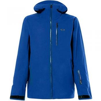 Blue Hydrofree 15K/3L Zip‑Up Jacket – Oakley Snow Shell – Medium (Nylon)