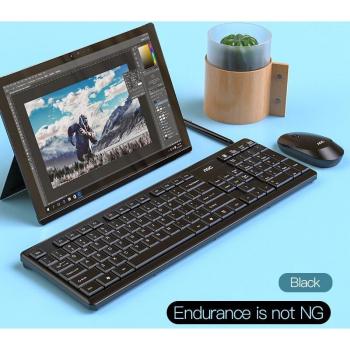 2.4G Wireless Pink Keyboard and Mouse for Desktop