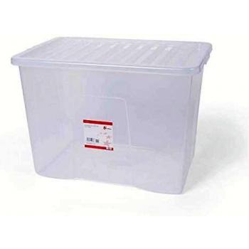 Star Office 64 Litre Clear Plastic Storage Box with Lid