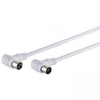 Shiverpeaks S/CONN maximum connectivity Antennenkabel, 100% geschirmt, Koax-Stecker Winkel auf Koax-Kupplung Winkel, 80 dB, Antennenkabel