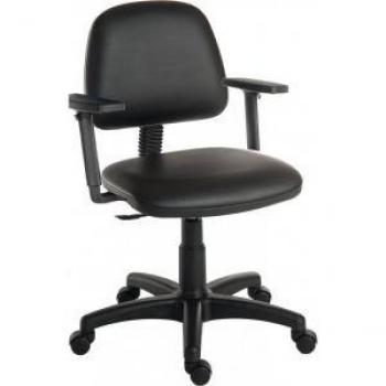 Teknik Ergo Blaster Medium Back PU Operator Chair with Adjustable Height