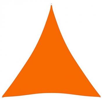 Toldo de Vela Oxford Naranja 3×3×3 m para Balcón