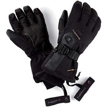Ultra Heat Black Heated Gloves for Men by Therm-ic Size 10