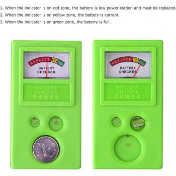 Lightweight Battery Tester for LR44 CR2032 CR2025