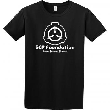 Camiseta Negra de la Fundación SCP: Logo Inspirado