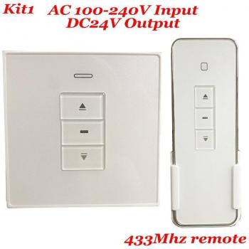 Tuya 24V 220V Window Actuator Switch with 433Mhz Remote