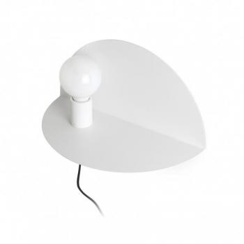 FARO BARCELONA Nit Left White Wall Lamp Shelf