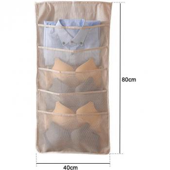 Hängende Tasche für Unterwäsche mit mehreren Fächern