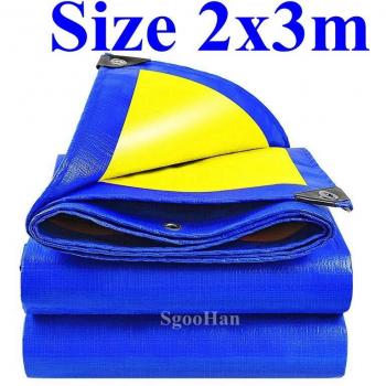 PE-Baldachin Blau-Gelb 0,32mm