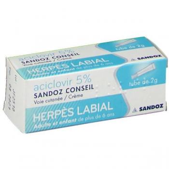 Crème Aciclovir Sandoz Conseil 5%