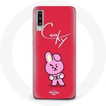 Galaxy A70 Accessoire – BTS Bangtan Garçons BT21 Cooky – Rot