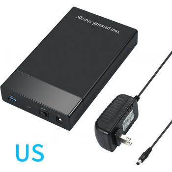 Boîtier externe pour HDD 3.5 pouces USB 3.0 vers SATA III, capacité 10 To