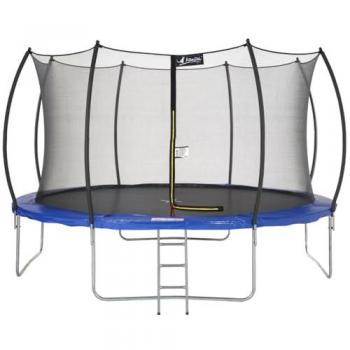 Trampoline Kangui Ø430 cm – Filet Sécurisé + Échelle – Couleur Bleue