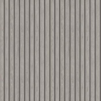 Spongeable Grey Wood Panel Wallpaper