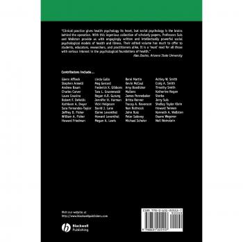 Social Psychological Foundations of Health and Illness