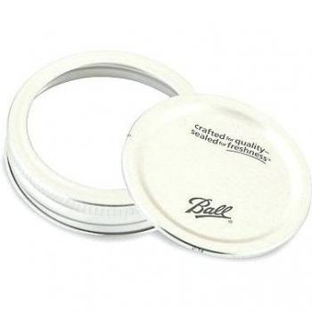 Mason Jar Lids with Rust-Resistant Bands