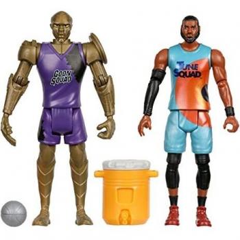 Space Jam 2: Ufficiale 5 Action Pack – LeBron James + Chanos con Pallacanestro & Sistema di Raffreddamento