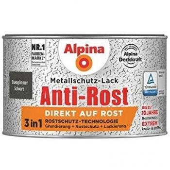 Anti-Rost Metallschutzlack Eisenglimmer Schwarz 300 ml