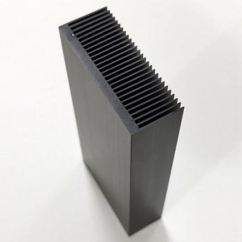 Aluminium-Silber-Strahl-Kühler 80x27x150 mm – Hochtemperatur‑LED-Transistor-Wärmeableiter