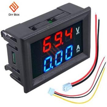 Voltímetro y Amperímetro Digital 100V 10A