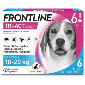 Frontline Pipetas Tri-Act Solución Spot-On Para Perros 10-20 Kg 6