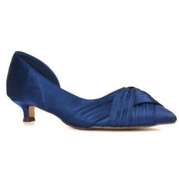 Freya Classic Bridal Pumps – Navy, Size 6 (Women)