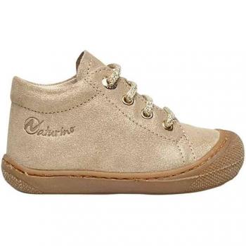Chaussures souples Naturino Cocoon Glitter pour enfants – doré