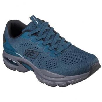 Skechers Tekstiel Sneakers voor mannen, kleur teal/zwart, model Ventura