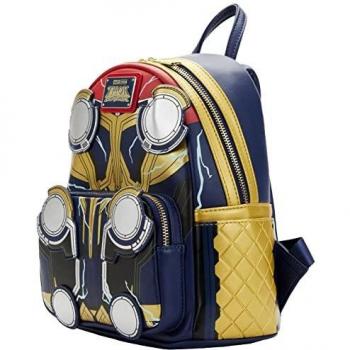 Sac à dos en polyuréthane multicolore Thor cosplay fan-merch, films, Loungefly