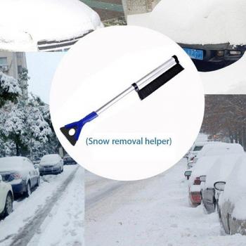 Telescopic Vehicle Snow Brush and Scraper