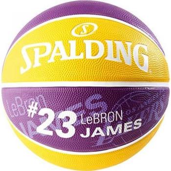 Spalding LeBron James Basketball, Farbe: Lila & Gelb