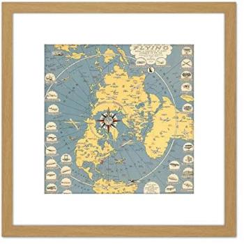 Ernest Dudley Chase 1942 Aircraft Blueprint – 8x8 Square Frame