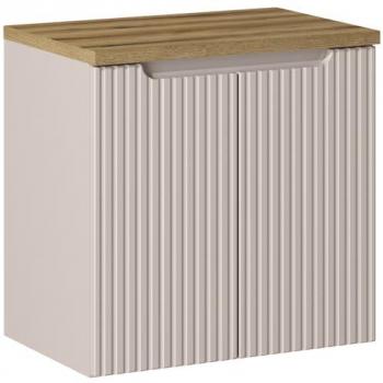 NEWPORT-56-CASHMERE Waschtischunterschrank 60cm mit Softclose-Türen