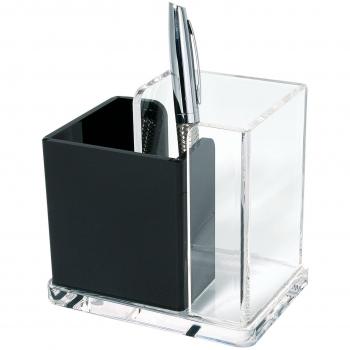 Poche à Crayons WEDO Acrylique Deux Compartiments