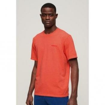 T-shirt Homme Superdry Corail Surteint avec Logo Taille L
