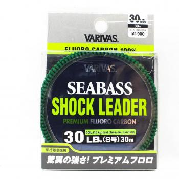 Varivas Shock Leader Line Fluorocarbon 30m 30lb Sea Bass