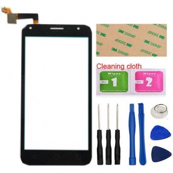 Touch Screen Digitizer for Alcatel 5010 with 3M Glue and Cleaning Wipes