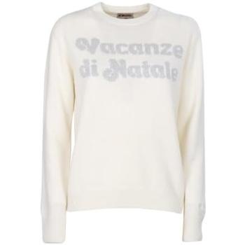 White Saint Barth Holiday Script Knitted Top – M Size