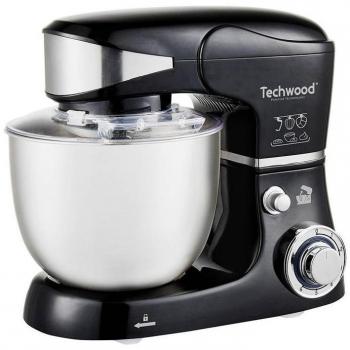 Techwood Robot Pétrin Noir 5L 1000W