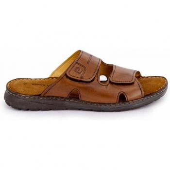 Pierre Cardin Sandalo V-325 SS22 124 in pelle marrone Wilex 74 T40-46 Uomo
