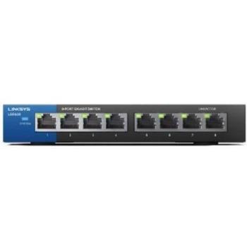 Switch Gigabit de escritorio para empresas con 8 puertos (LGS108)