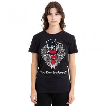 Dr. Facilier Valentine “Voo Doo You Love?” Black Shirt for Women – Medium