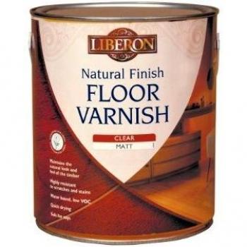 Liberon Natural Finish Floor Varnish Clear Matt 2.5 Litre