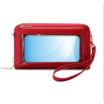 Transparent Touch Screen Wallet for Women’s Crossbody Bag