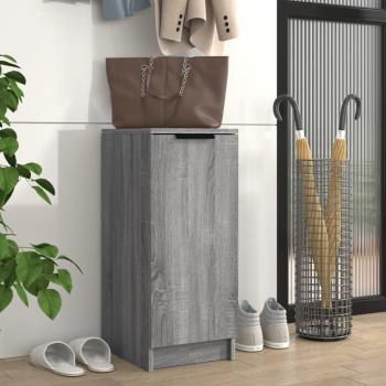 VidaXL Shoe Cabinet 30x35x70 cm Grey Sonoma Engineered Wood